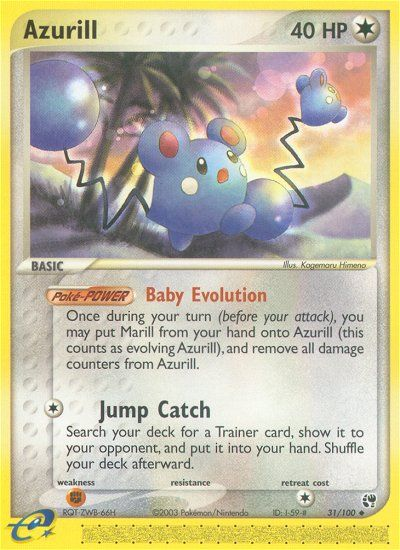 Azurill - Sandstorm - #31 - Pokemon TCG card