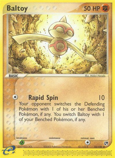 Baltoy - Sandstorm - #32 - Pokemon TCG card