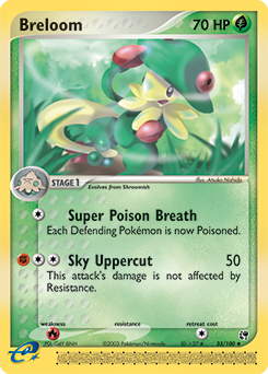 Breloom #33 Breloom - Sandstorm - #33 - Pokemon TCG card