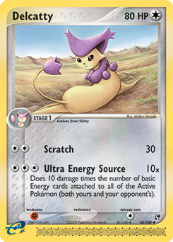Delcatty - Sandstorm - #34 - Pokemon TCG card