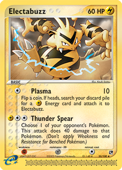 Electabuzz #35 Electabuzz - Sandstorm - #35 - Pokemon TCG card