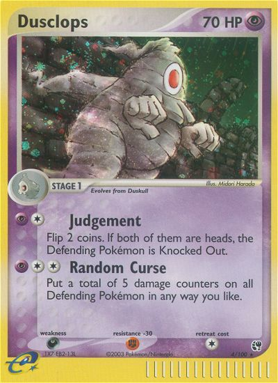 Dusclops - Sandstorm - #4 - Pokemon TCG card