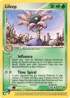 Lileep - Sandstorm - #42 - Pokemon TCG card