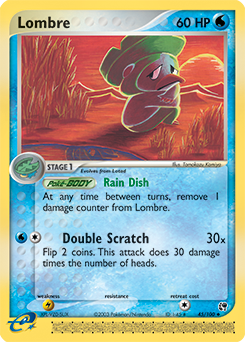 Lombre - Sandstorm - #45 - Pokemon TCG card