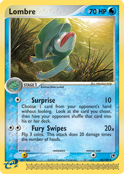 Lombre - Sandstorm - #46 - Pokemon TCG card