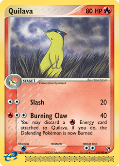 Quilava #51 Quilava - Sandstorm - #51 - Pokemon TCG card