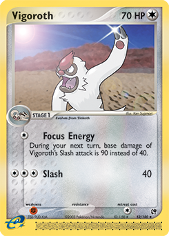 Vigoroth - Sandstorm - #52 - Pokemon TCG card