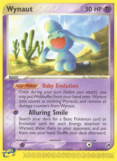 Wynaut - Sandstorm - #54 - Pokemon TCG card