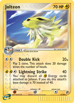 Jolteon #6 Jolteon - Sandstorm - #6 - Pokemon TCG card