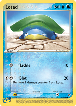 Lotad #67 Lotad - Sandstorm - #67 - Pokemon TCG card