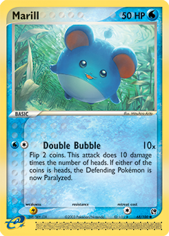 Marill #68 Marill - Sandstorm - #68 - Pokemon TCG card