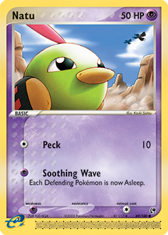 Natu - Sandstorm - #69 - Pokemon TCG card