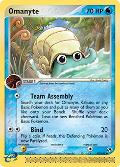 Omanyte #70 Omanyte - Sandstorm - #70 - Pokemon TCG card