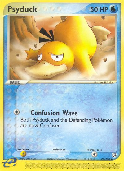 Psyduck - Sandstorm - #73 - Pokemon TCG card