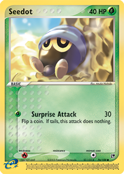 Seedot - Sandstorm - #76 - Pokemon TCG card