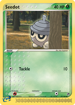Seedot - Sandstorm - #77 - Pokemon TCG card