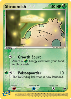 Shroomish #78 Shroomish - Sandstorm - #78 - Pokemon TCG card