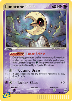 Lunatone #8 Lunatone - Sandstorm - #8 - Pokemon TCG card