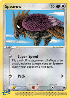 Spearow #81 Spearow - Sandstorm - #81 - Pokemon TCG card
