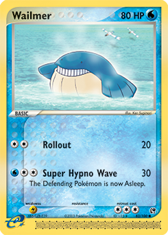 Wailmer #83 Wailmer - Sandstorm - #83 - Pokemon TCG card