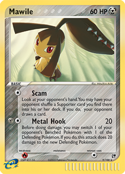 Mawile #9 Mawile - Sandstorm - #9 - Pokemon TCG card