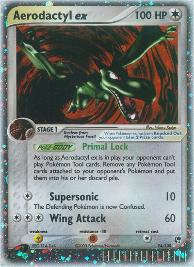 Aerodactyl ex - Sandstorm - #94 - Pokemon TCG card