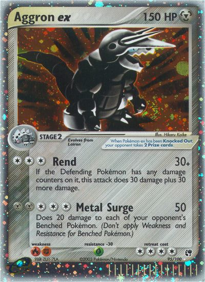 Aggron ex - Sandstorm - #95 - Pokemon TCG card
