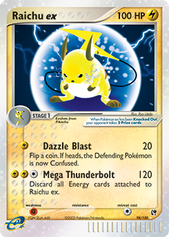 Raichu ex #98 Raichu ex - Sandstorm - #98 - Pokemon TCG card