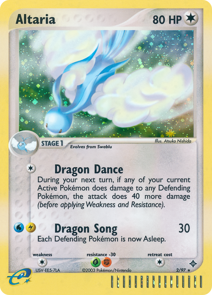 Altaria - Dragon - #2 - Pokemon TCG card