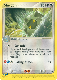 Shelgon - Dragon - #20 - Pokemon TCG card