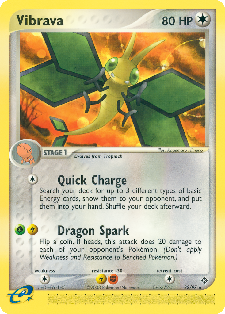 Vibrava - Dragon - #22 - Pokemon TCG card