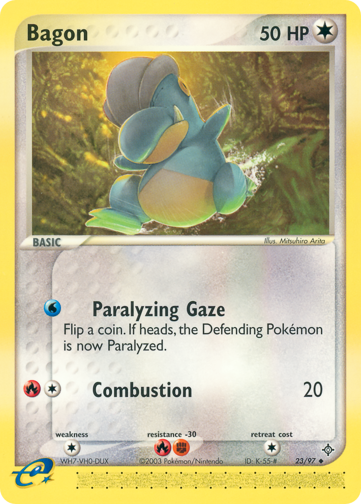 Bagon - Dragon - #23 - Pokemon TCG card