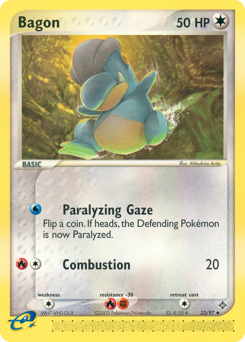 Bagon - Dragon - #23 - Pokemon TCG card