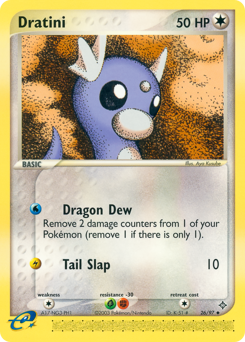 Dratini #26 Dratini - Dragon - #26 - Pokemon TCG card