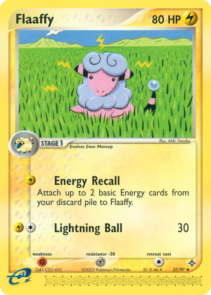 Flaaffy - Dragon - #27 - Pokemon TCG card