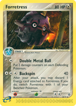 Forretress - Dragon - #28 - Pokemon TCG card