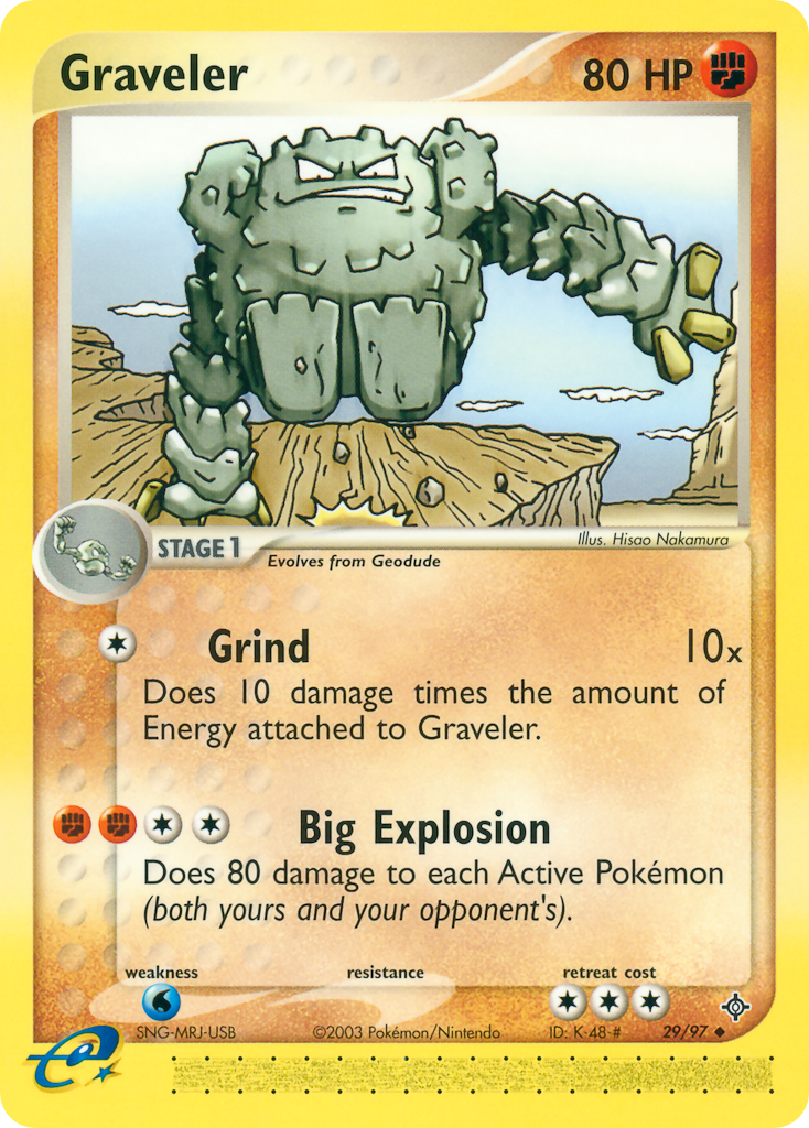 Graveler - Dragon - #29 - Pokemon TCG card
