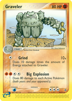 Graveler #29 Graveler - Dragon - #29 - Pokemon TCG card