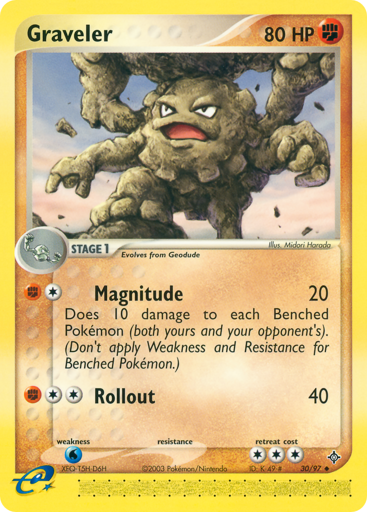 Graveler - Dragon - #30 - Pokemon TCG card