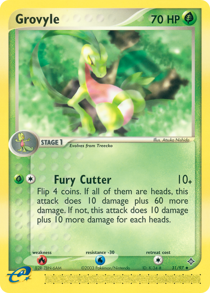 Grovyle - Dragon - #31 - Pokemon TCG card
