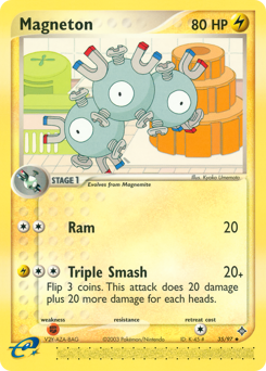 Magneton - Dragon - #35 - Pokemon TCG card