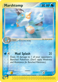 Marshtomp #36 Marshtomp - Dragon - #36 - Pokemon TCG card