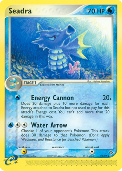 Seadra #39 Seadra - Dragon - #39 - Pokemon TCG card