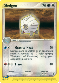 Shelgon - Dragon - #42 - Pokemon TCG card