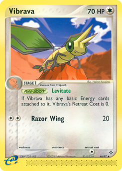 Vibrava #46 Vibrava - Dragon - #46 - Pokemon TCG card