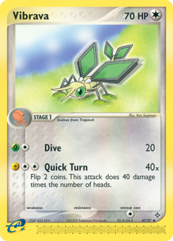 Vibrava #47 Vibrava - Dragon - #47 - Pokemon TCG card