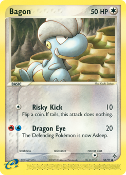Bagon - Dragon - #50 - Pokemon TCG card