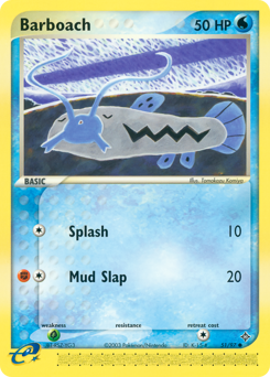 Barboach #51 Barboach - Dragon - #51 - Pokemon TCG card
