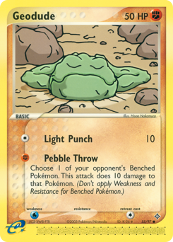 Geodude #55 Geodude - Dragon - #55 - Pokemon TCG card
