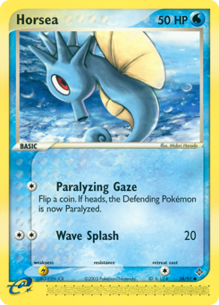 Horsea - Dragon - #58 - Pokemon TCG card
